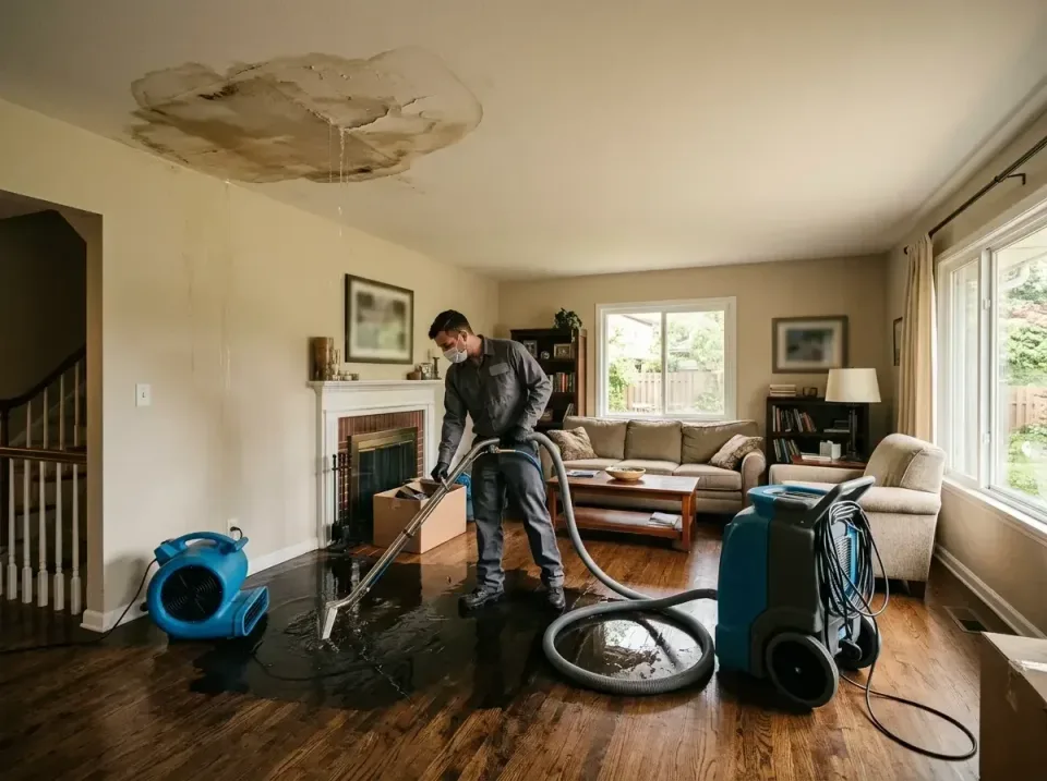 attic-pipe-burst-ceiling-drip-008 — frequently asked questions, Water Damage Restoration & Carpet Care in Ellisville, MS